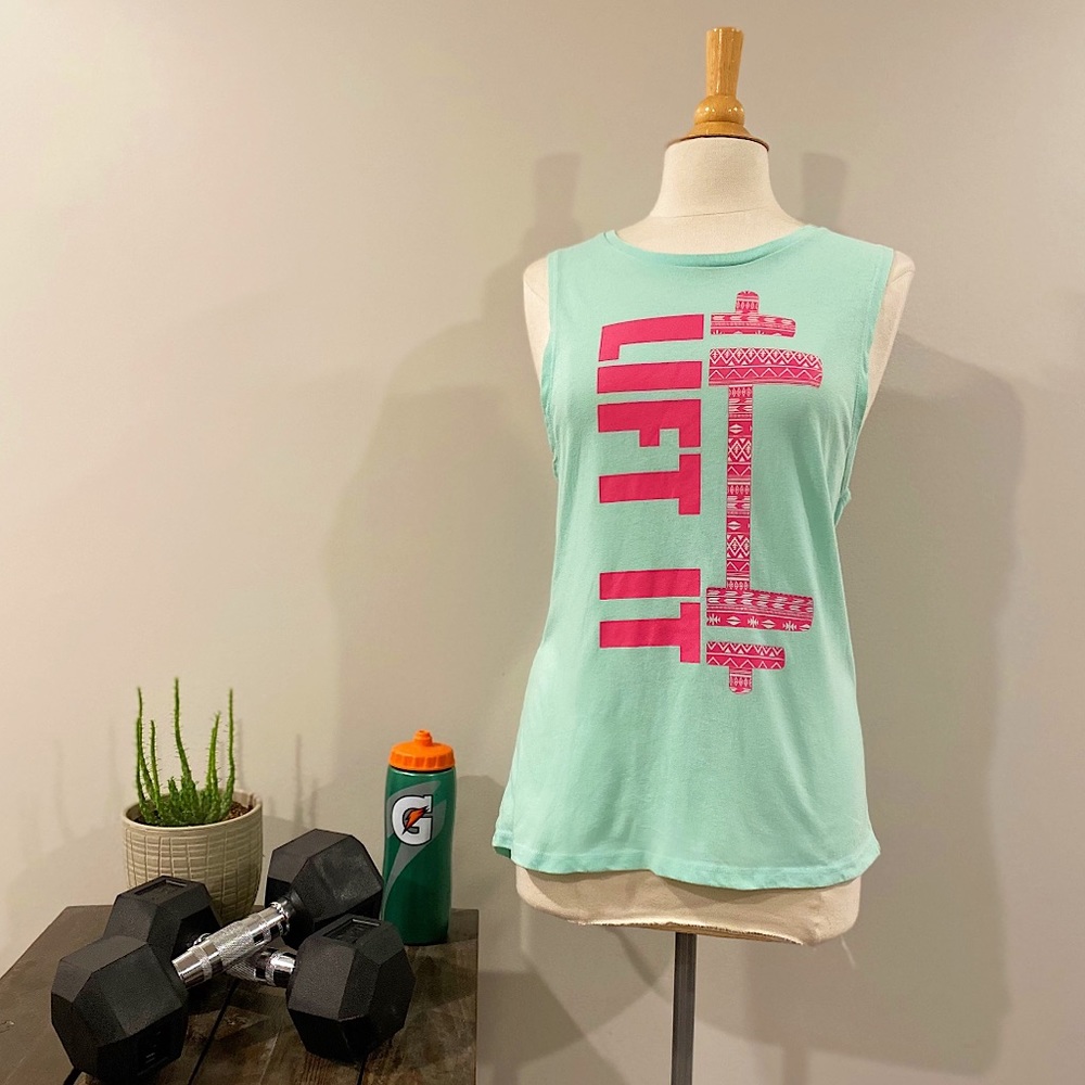 Large (Runs Small) | Muscle Tee “Lift It”